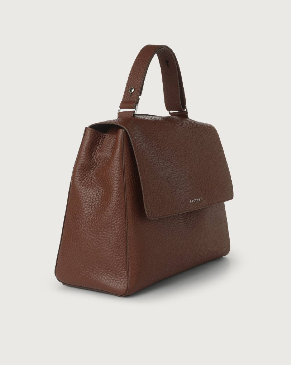 Orciani Borsa A Spalla Grande Sveva Soft In Pelle Con Tracolla