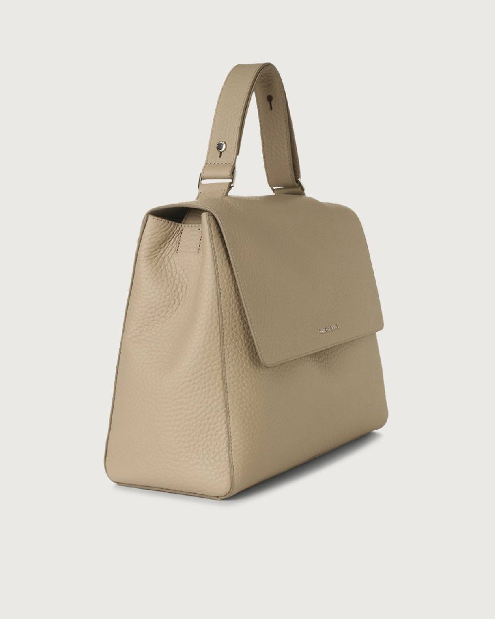 Orciani Borsa A Spalla Grande Sveva Soft In Pelle Con Tracolla