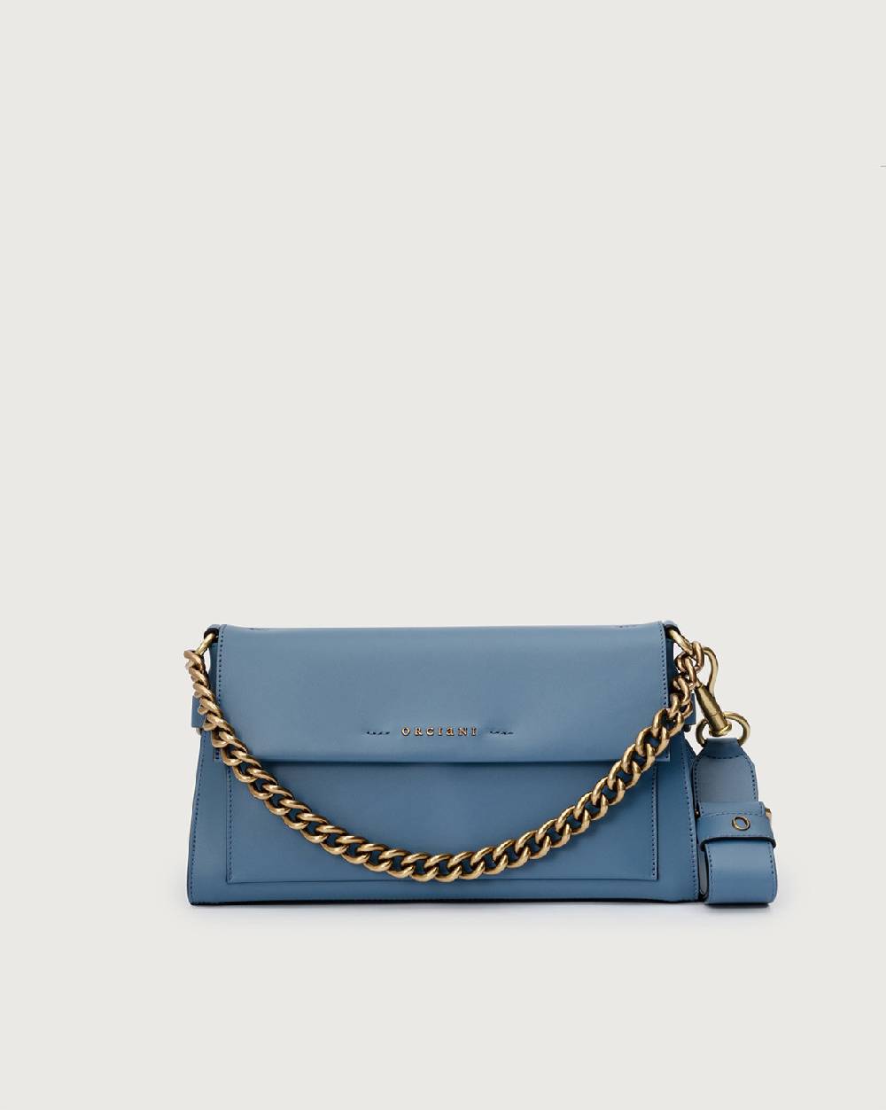 Orciani Borsa a spalla Missy Longuette Couture in pelle con tracolla