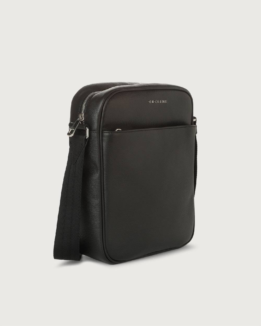 Orciani Borsa A Tracolla Timeless In Pelle Palmellata