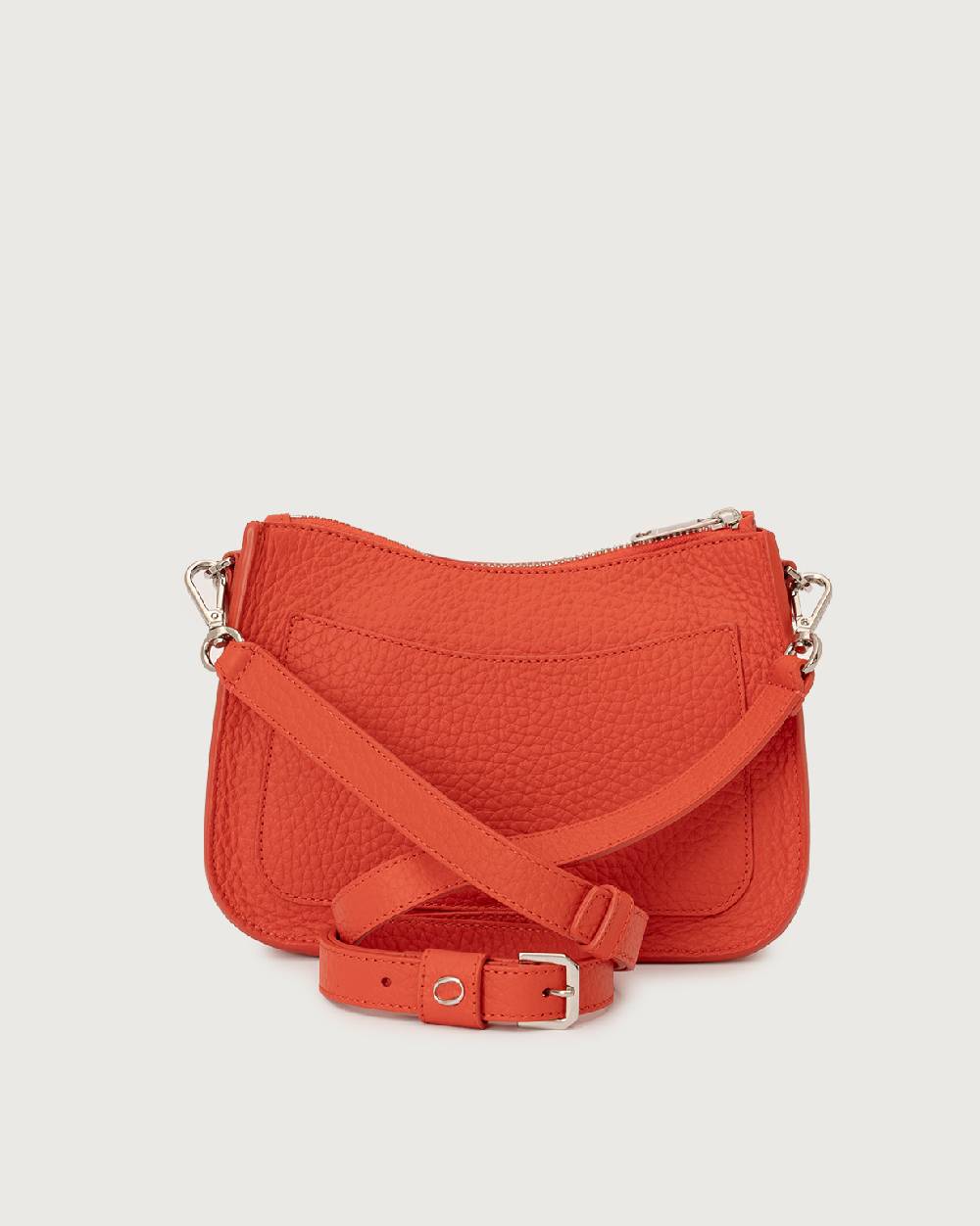 Orciani Borsa Crossbody Mini New Moon Soft In Pelle Martellata