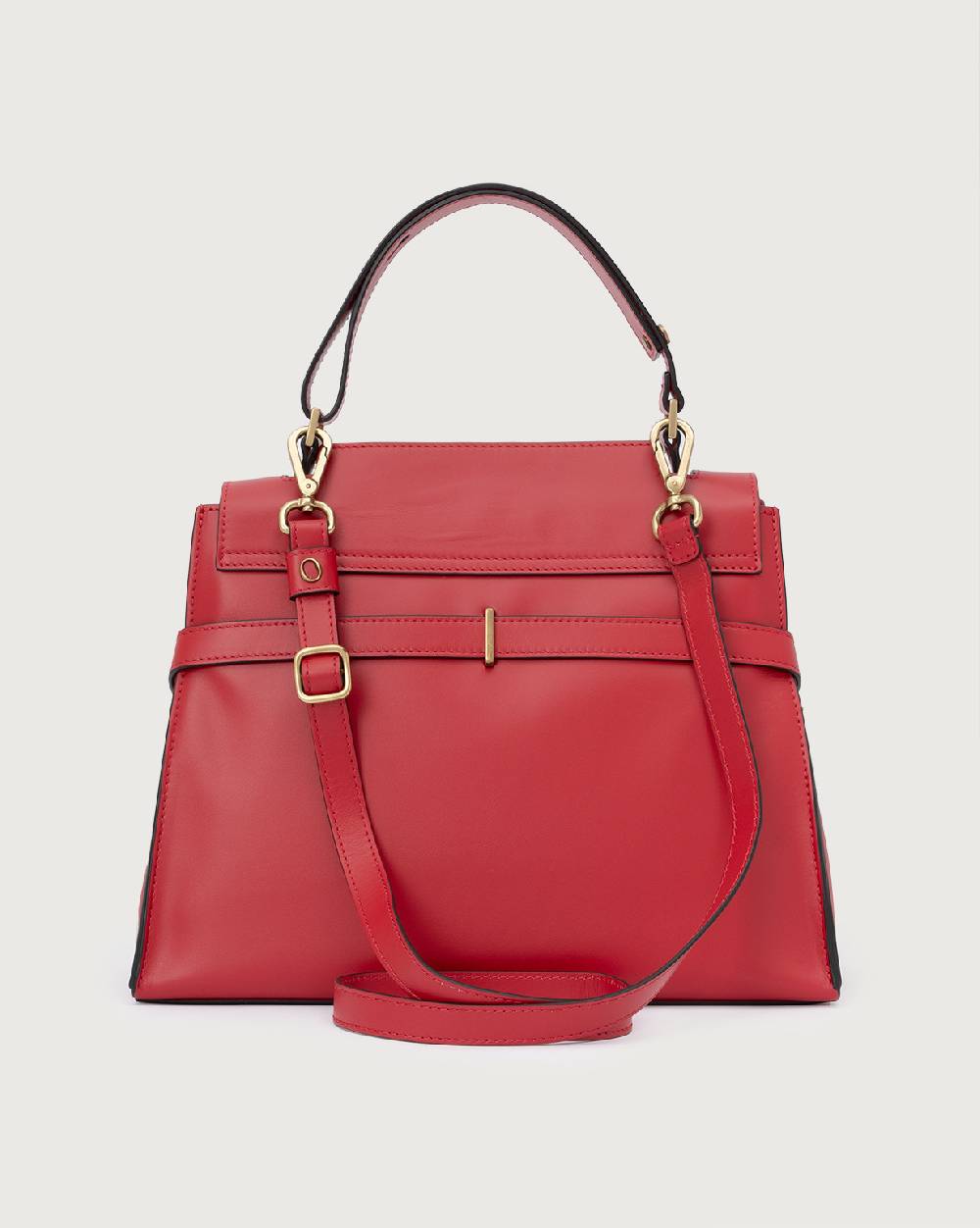 Orciani Borsa Sveva Couture Media A Spalla In Pelle Con Tracolla