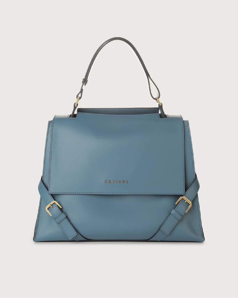 Orciani Borsa Sveva Couture Media a spalla in pelle con tracolla