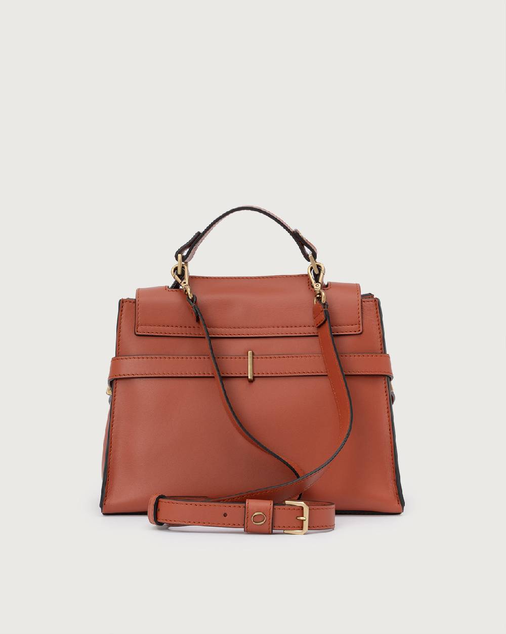 Orciani Borsa Sveva Couture Piccola In Pelle Con Tracolla