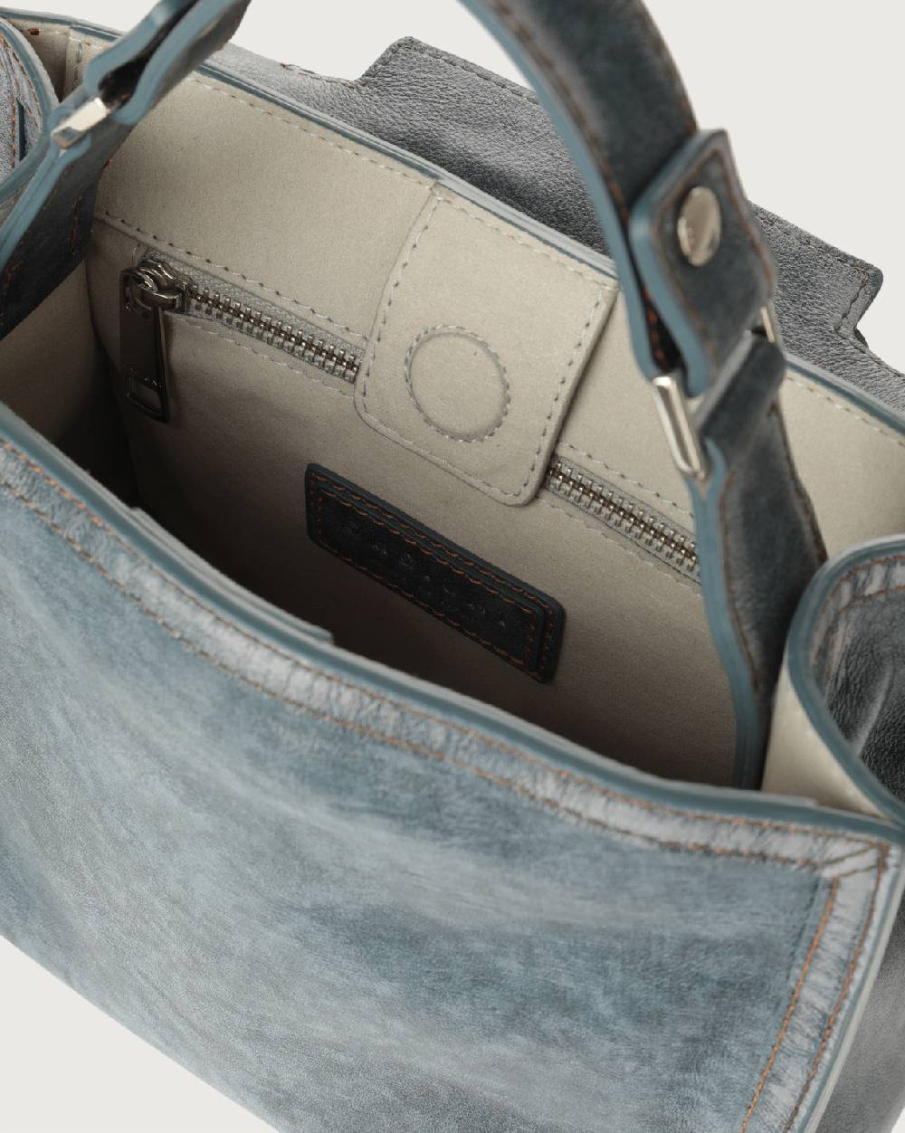 Orciani Borsa Sveva Delavè Piccola In Pelle Con Tracolla