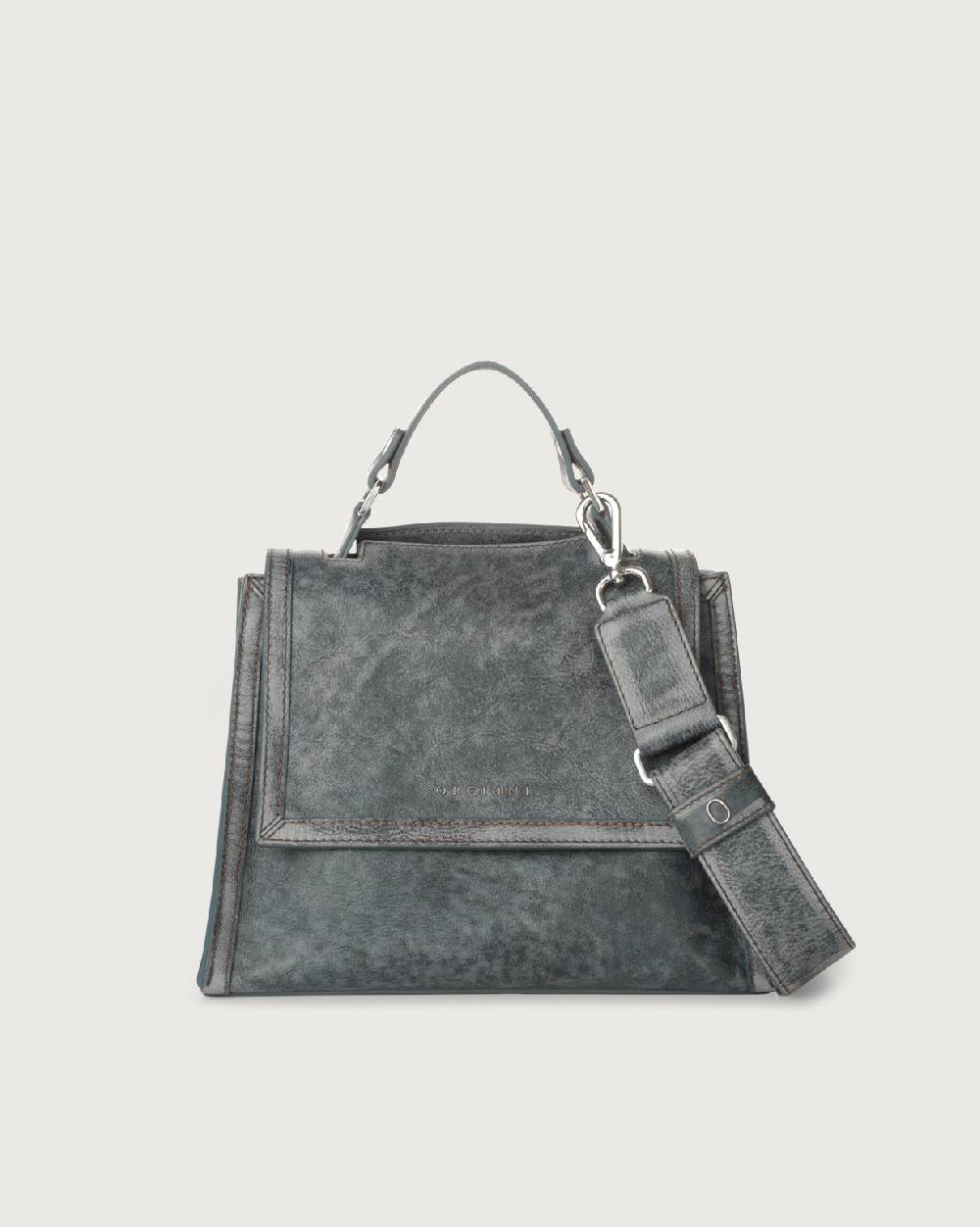 Orciani Borsa Sveva Delavè Piccola in pelle con tracolla