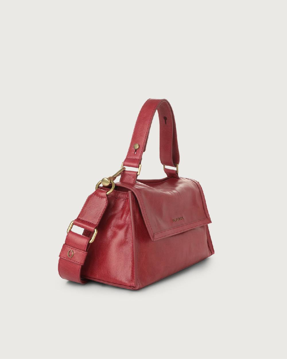 Orciani Borsa Sveva Longuette Notturno In Pelle Con Tracolla