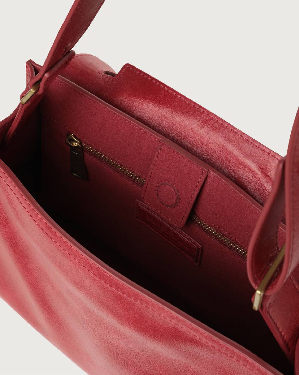 Orciani Borsa Sveva Longuette Notturno In Pelle Con Tracolla