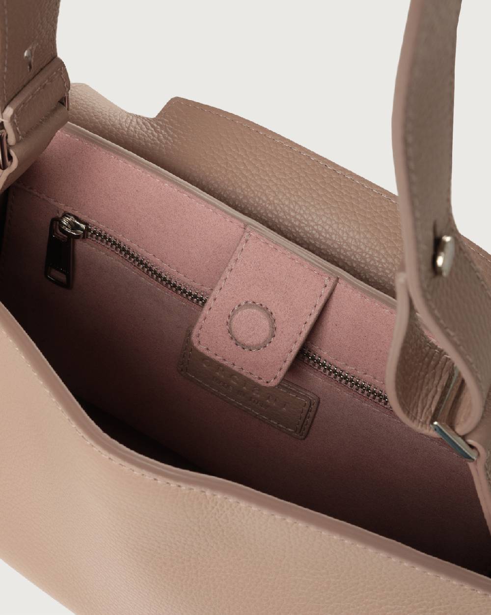 Orciani Borsa Sveva Longuette Sense In Pelle Con Tracolla