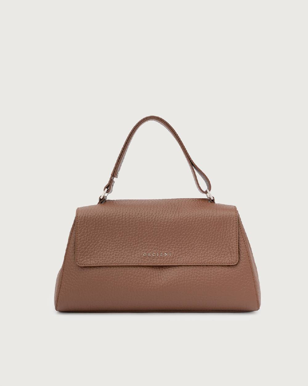 Orciani Borsa Sveva Longuette Soft in pelle con tracolla