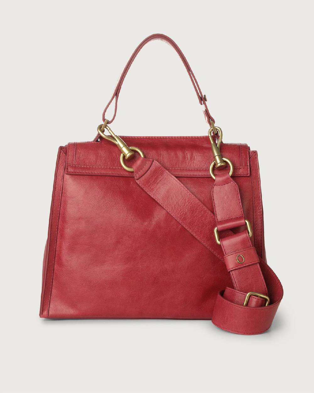 Orciani Borsa Sveva Notturno Media In Pelle Con Tracolla