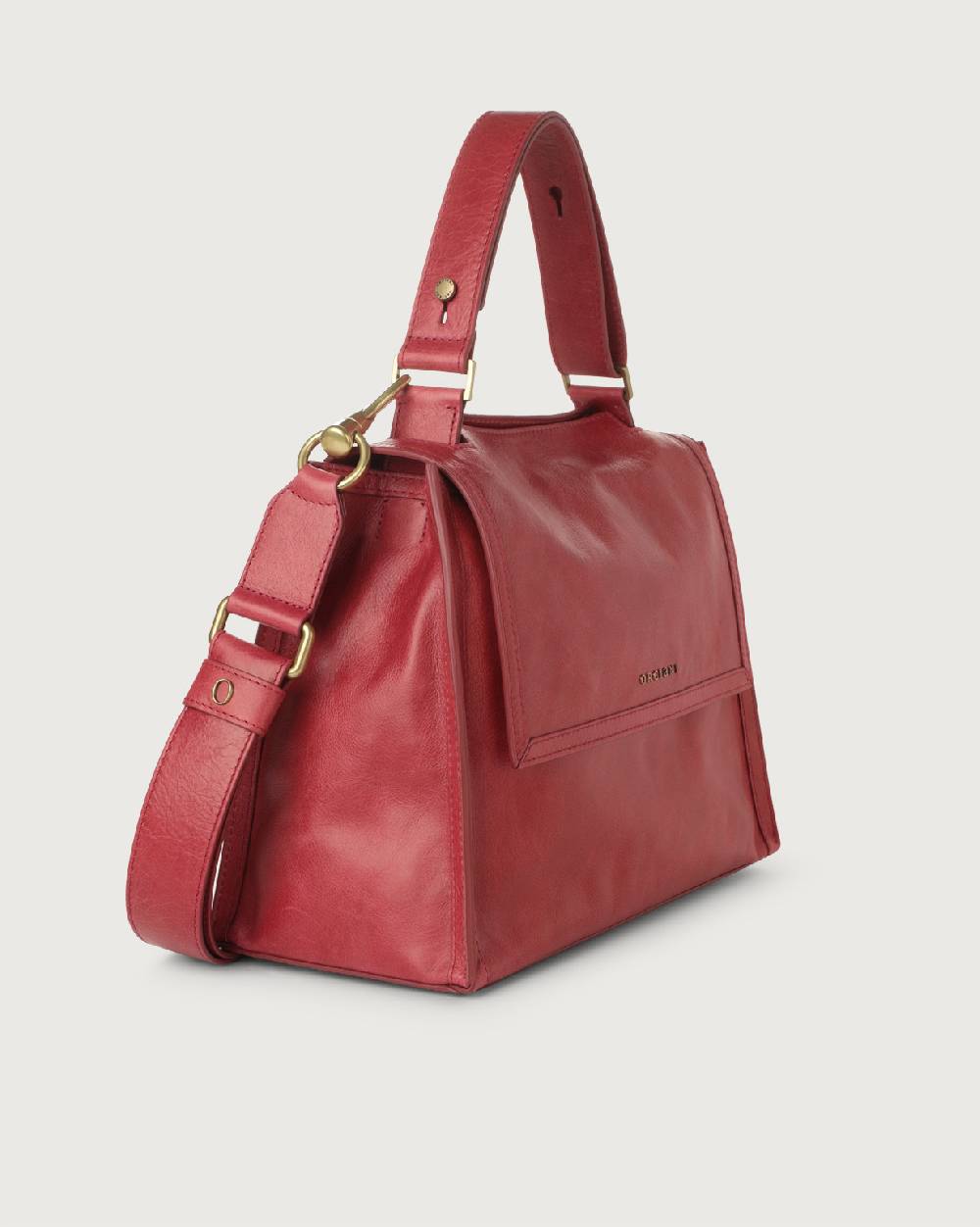 Orciani Borsa Sveva Notturno Media In Pelle Con Tracolla