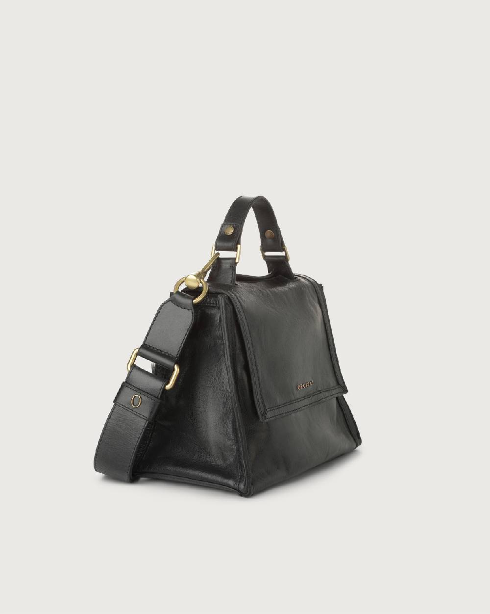 Orciani Borsa Sveva Notturno Piccola In Pelle Con Tracolla