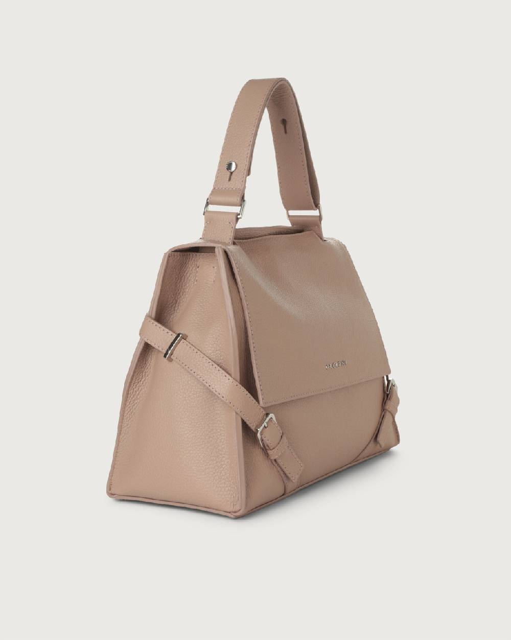 Orciani Borsa Sveva Sense Media A Spalla In Pelle Con Tracolla