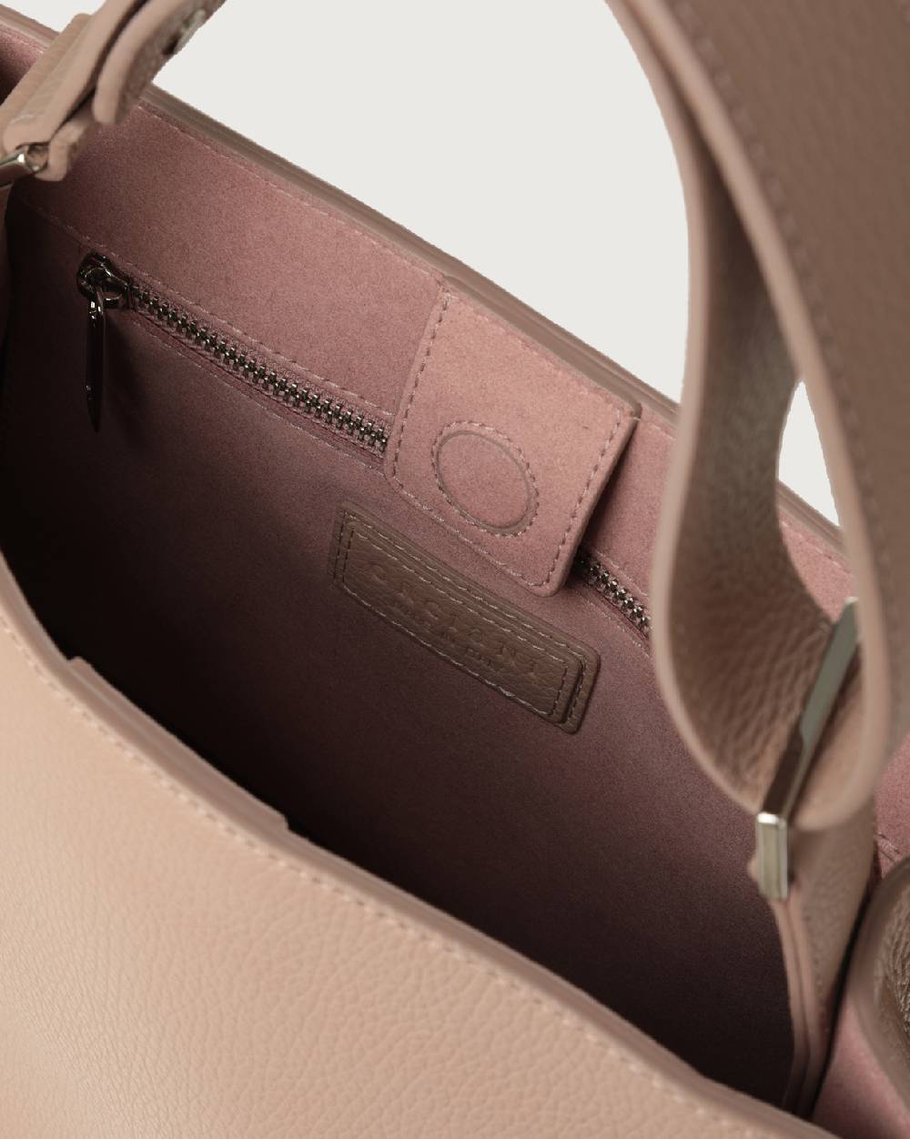 Orciani Borsa Sveva Sense Media A Spalla In Pelle Con Tracolla