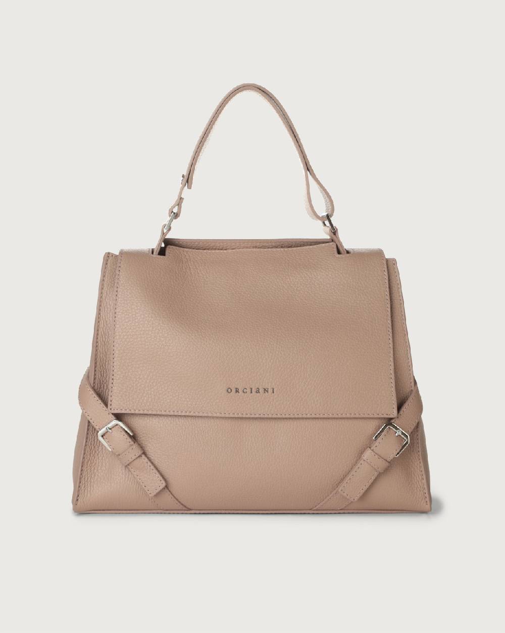 Orciani Borsa Sveva Sense Media a spalla in pelle con tracolla