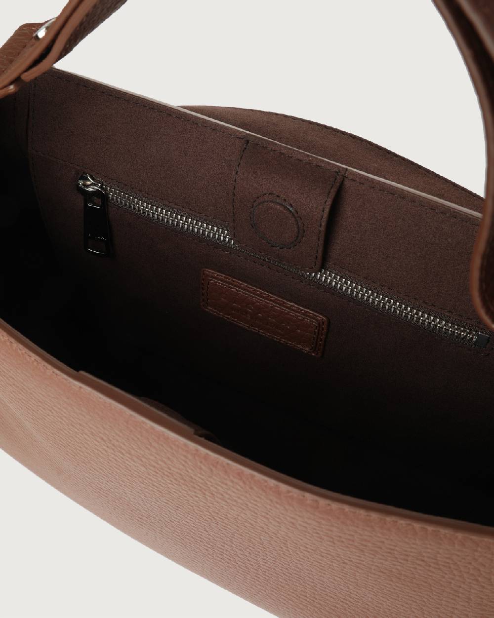 Orciani Borsa Sveva Soft Media A Spalla In Pelle Con Tracolla