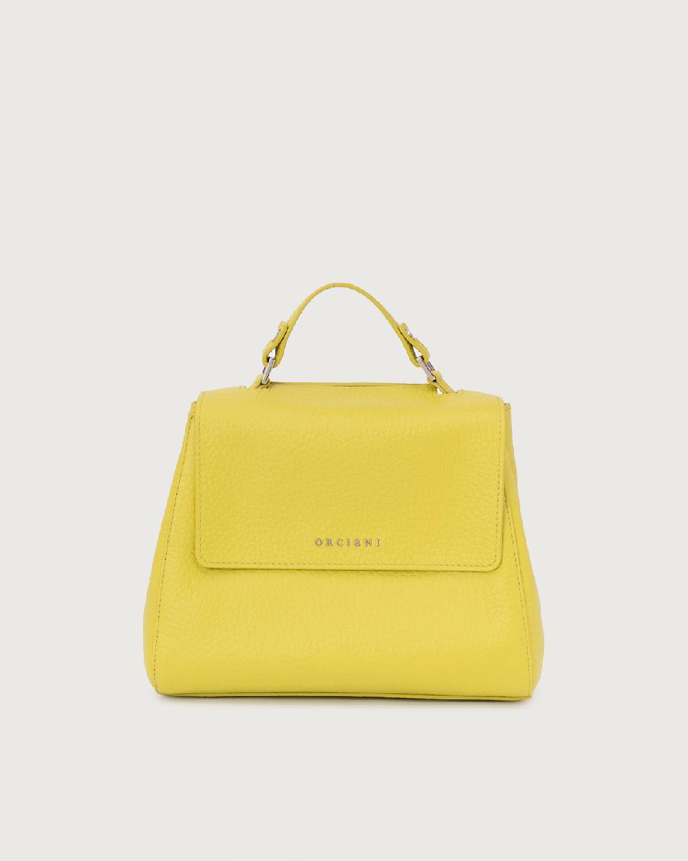 Orciani Borsa Sveva Soft Piccola a mano in pelle con tracolla