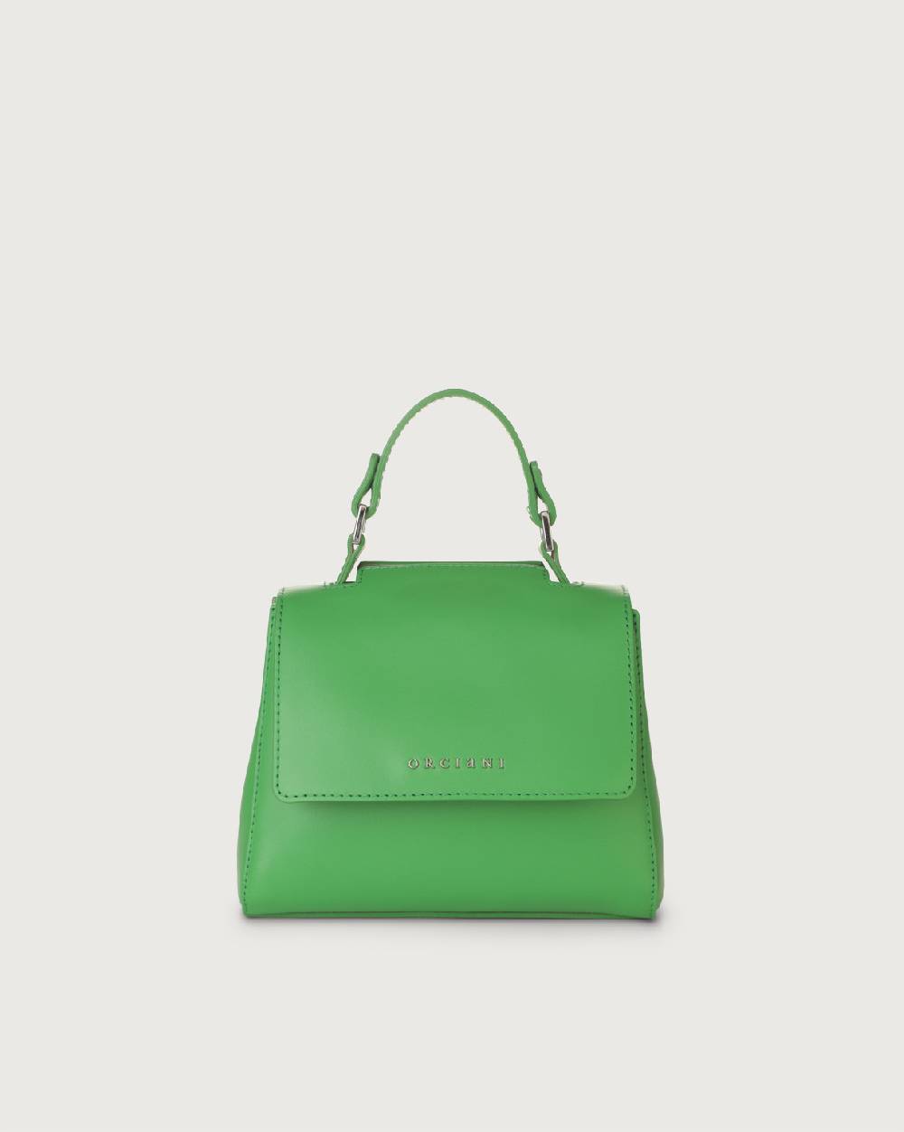 Orciani Borsa Sveva Vanity Mini a mano in pelle con tracolla