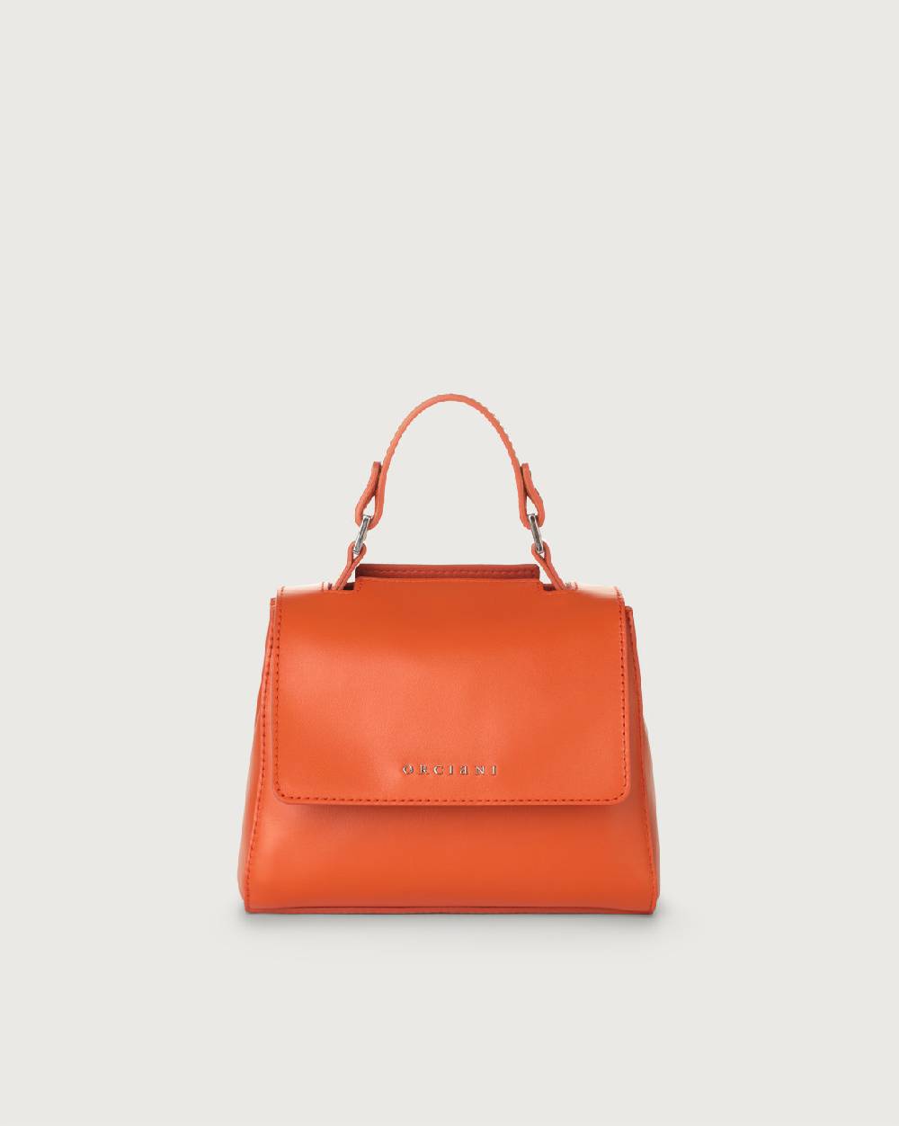 Orciani Borsa Sveva Vanity Mini a mano in pelle con tracolla