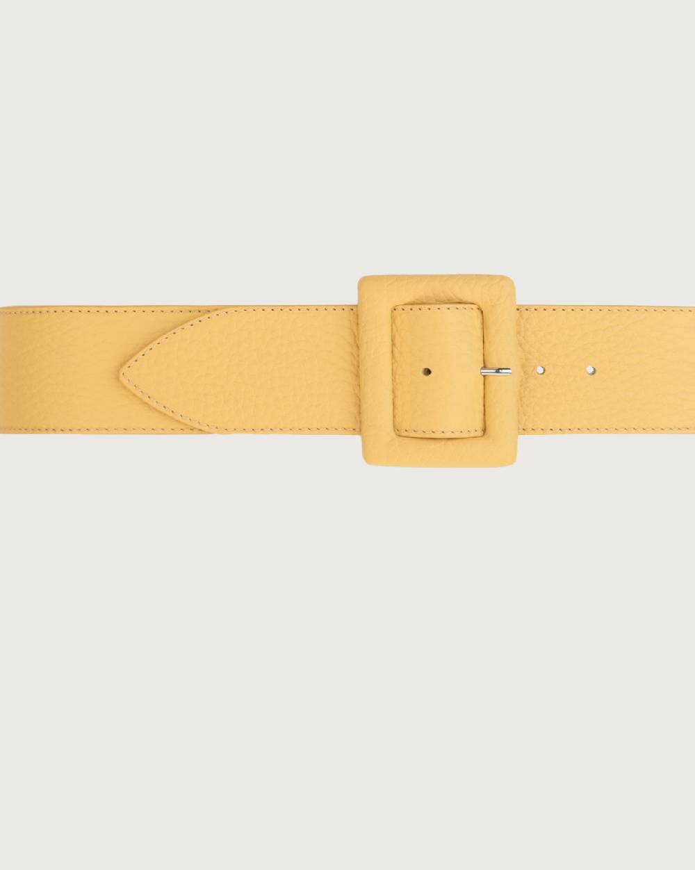 Orciani Cintura Alta Soft In Pelle Con Fibbia Rivestita