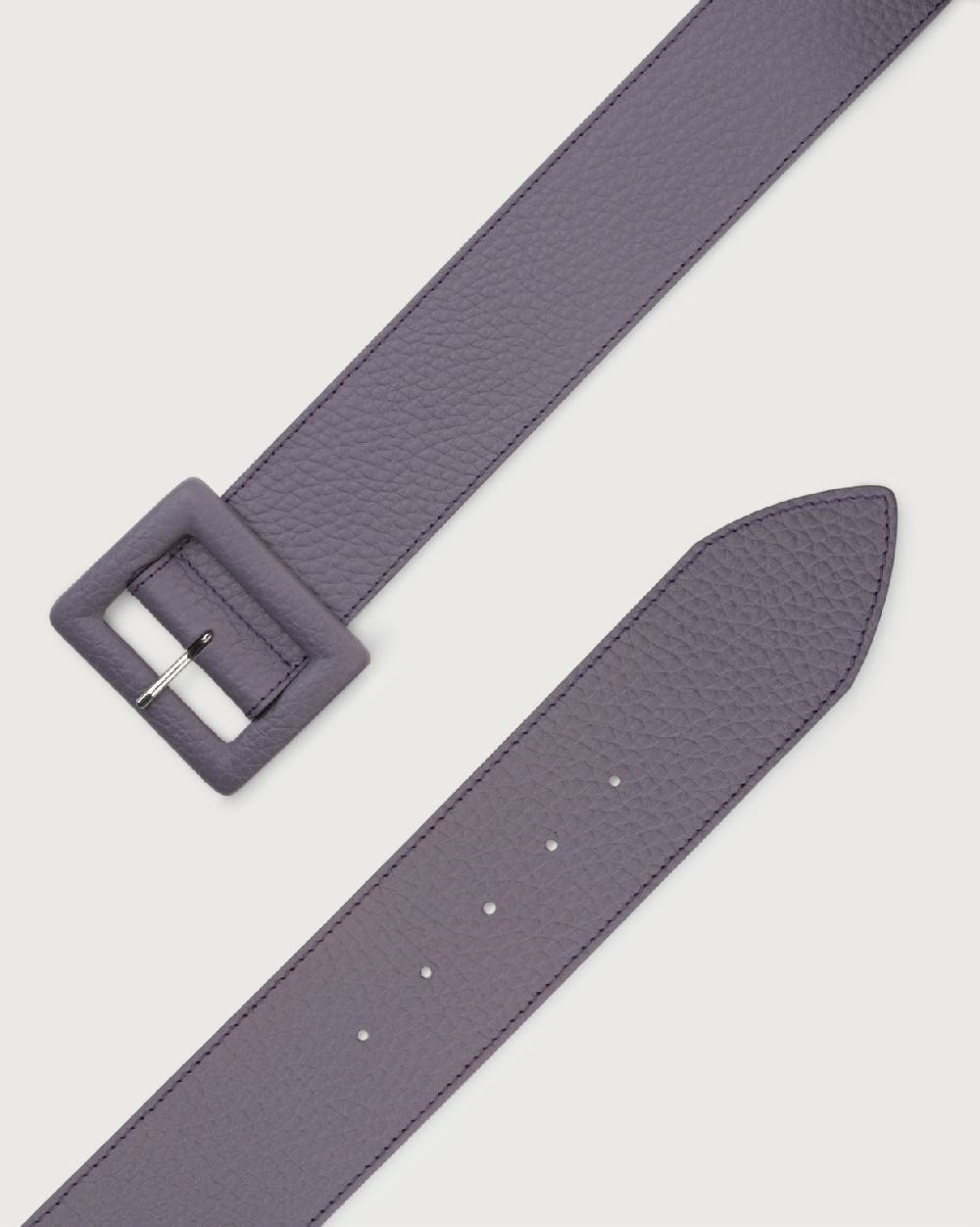 Orciani Cintura Alta Soft In Pelle Con Fibbia Rivestita