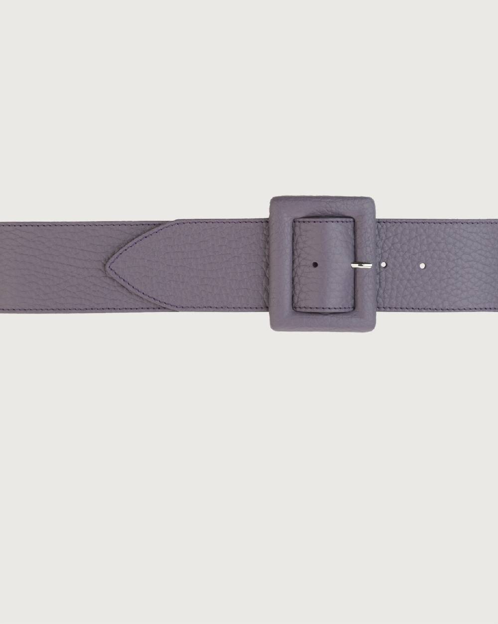 Orciani Cintura Alta Soft In Pelle Con Fibbia Rivestita