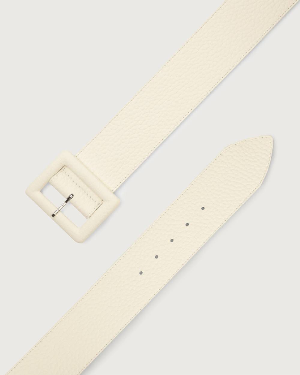 Orciani Cintura Alta Soft In Pelle Con Fibbia Rivestita