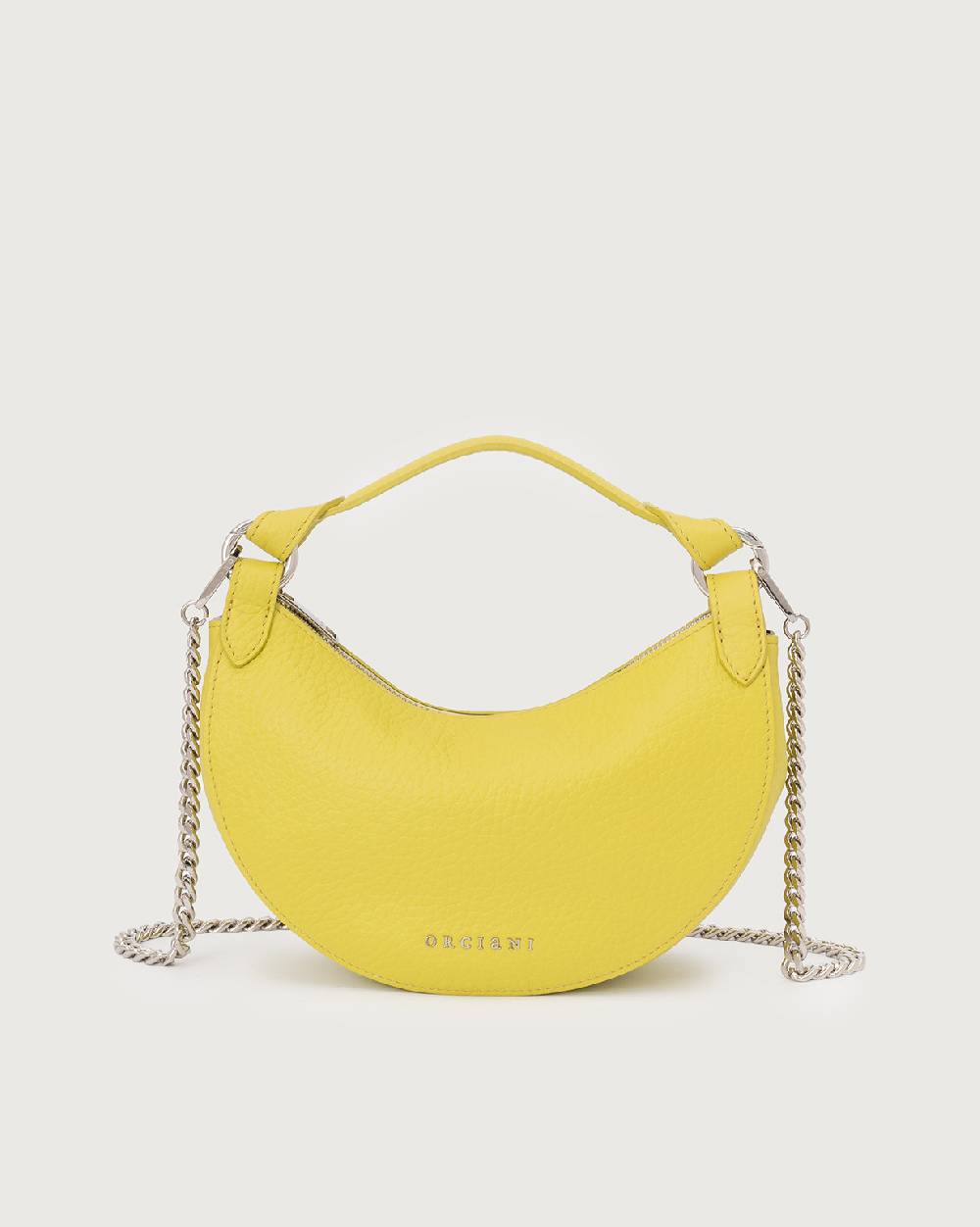 Orciani Mini Bag Dumpling Soft in pelle con tracolla