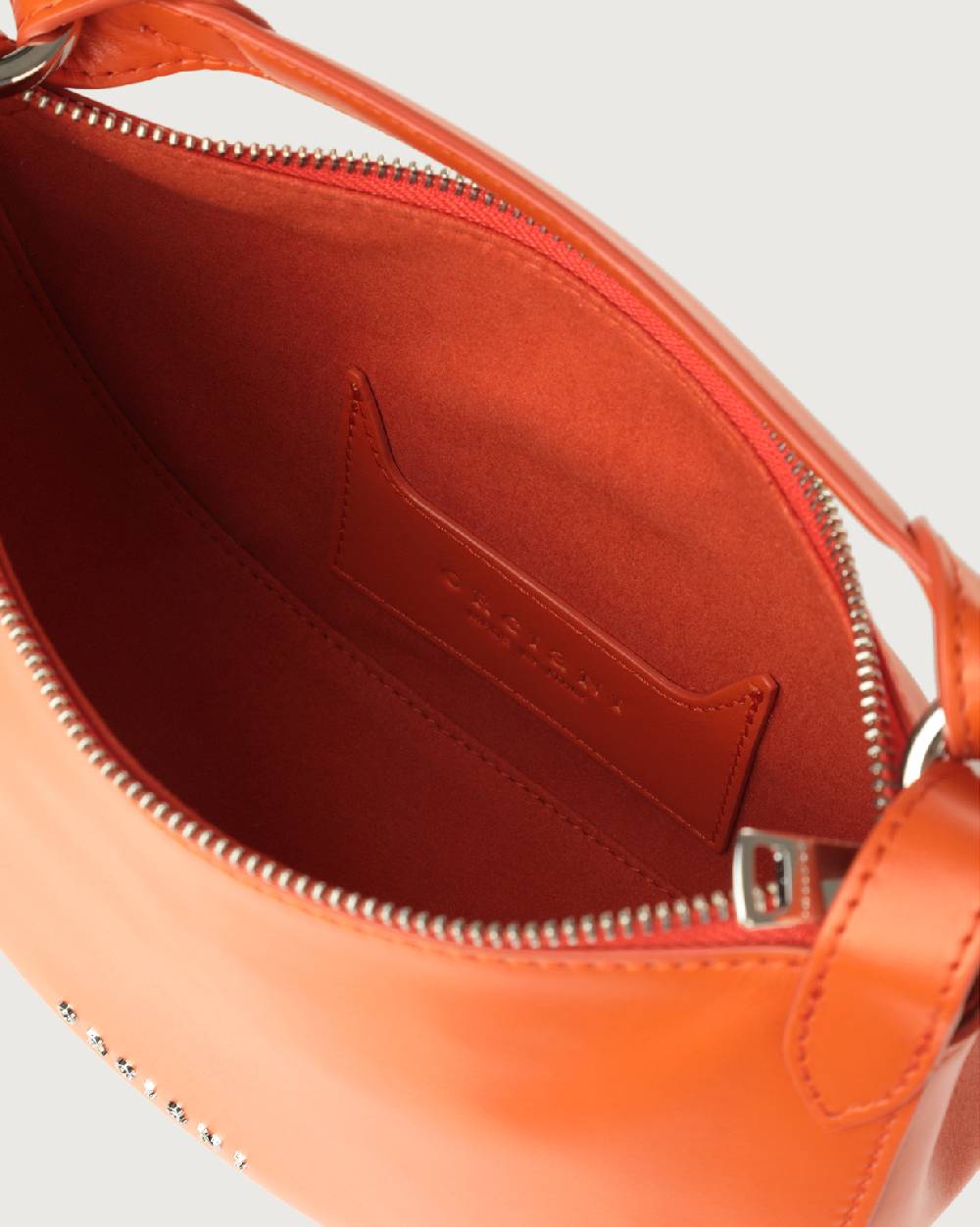 Orciani Mini Bag Dumpling Vanity In Pelle Con Tracolla