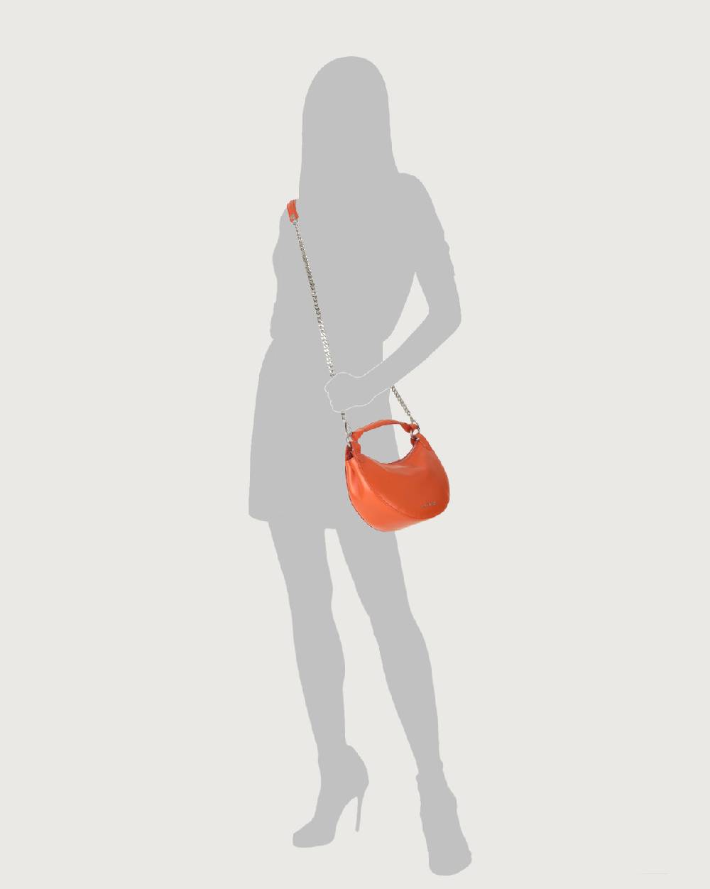 Orciani Mini Bag Dumpling Vanity In Pelle Con Tracolla