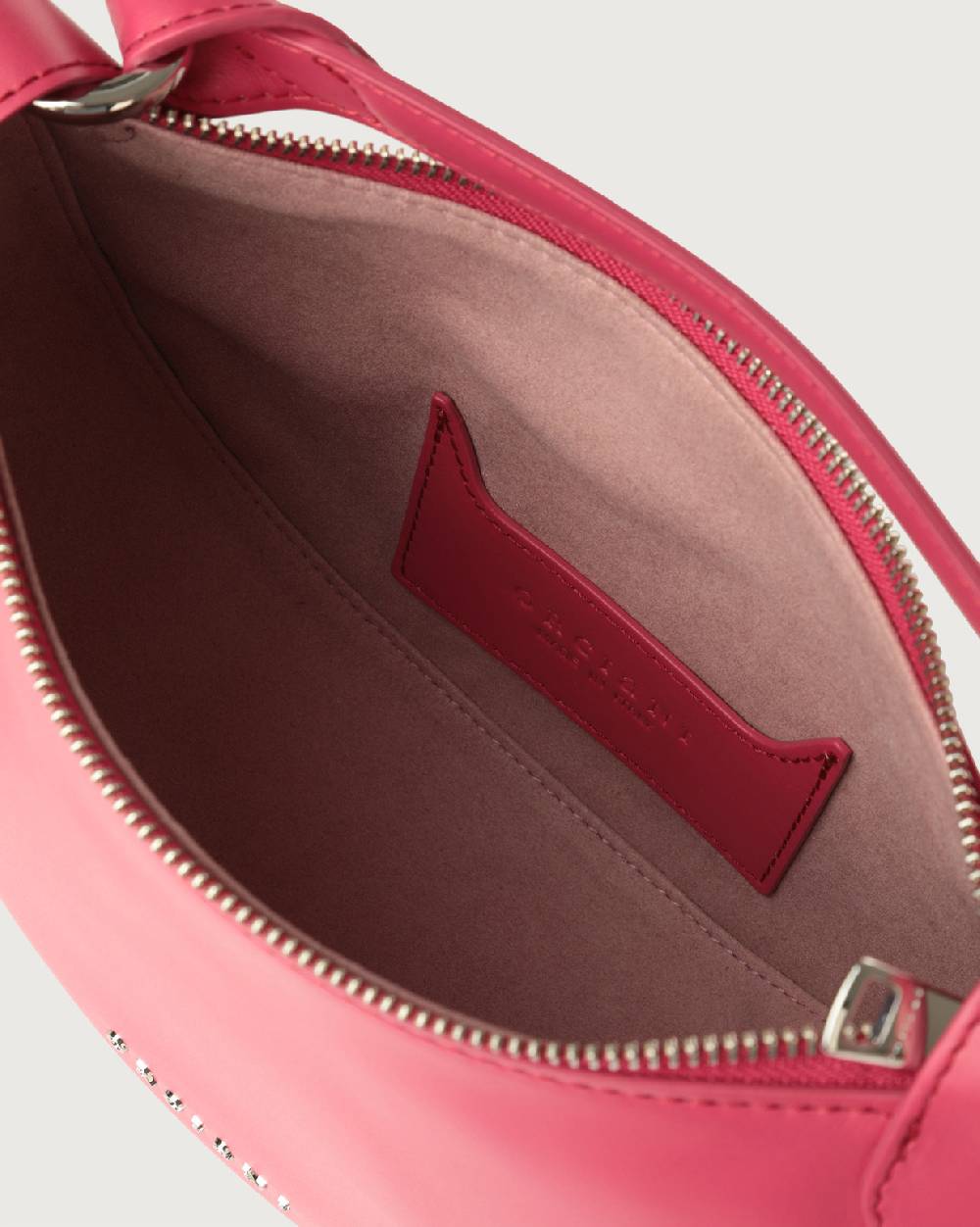 Orciani Mini Bag Dumpling Vanity In Pelle Con Tracolla