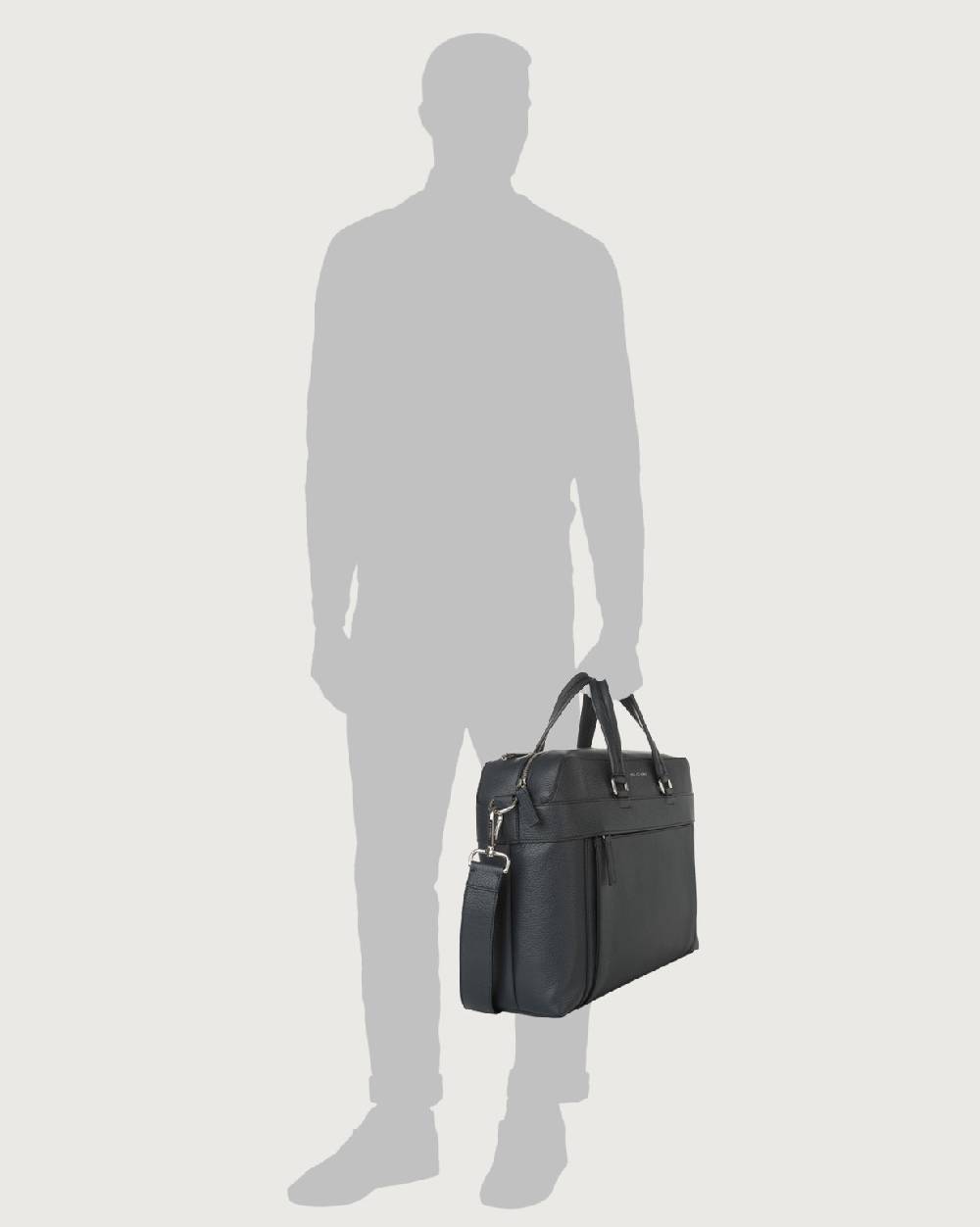 Orciani Borsa Briefcase Micron In Pelle