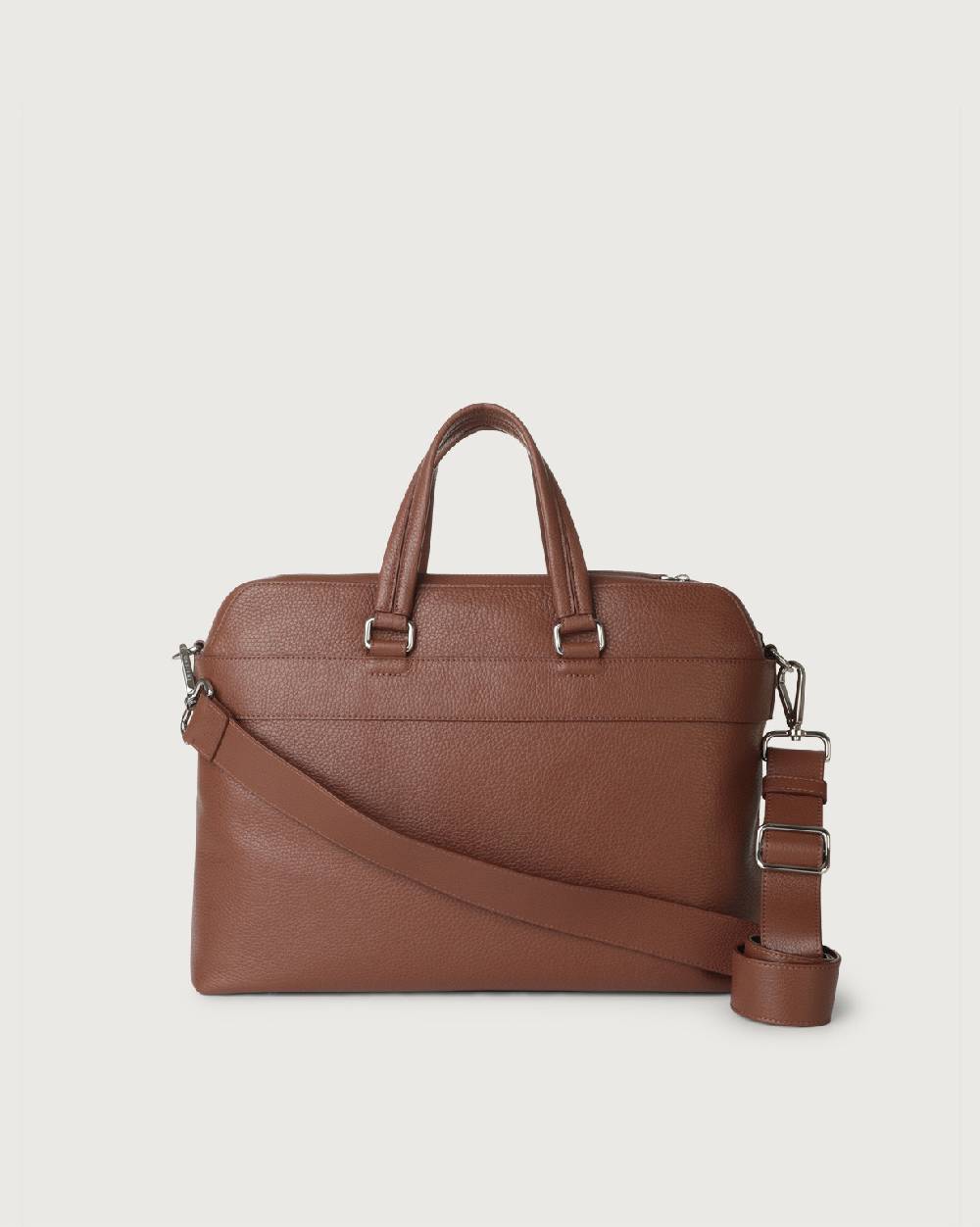 Orciani Borsa Briefcase Micron In Pelle