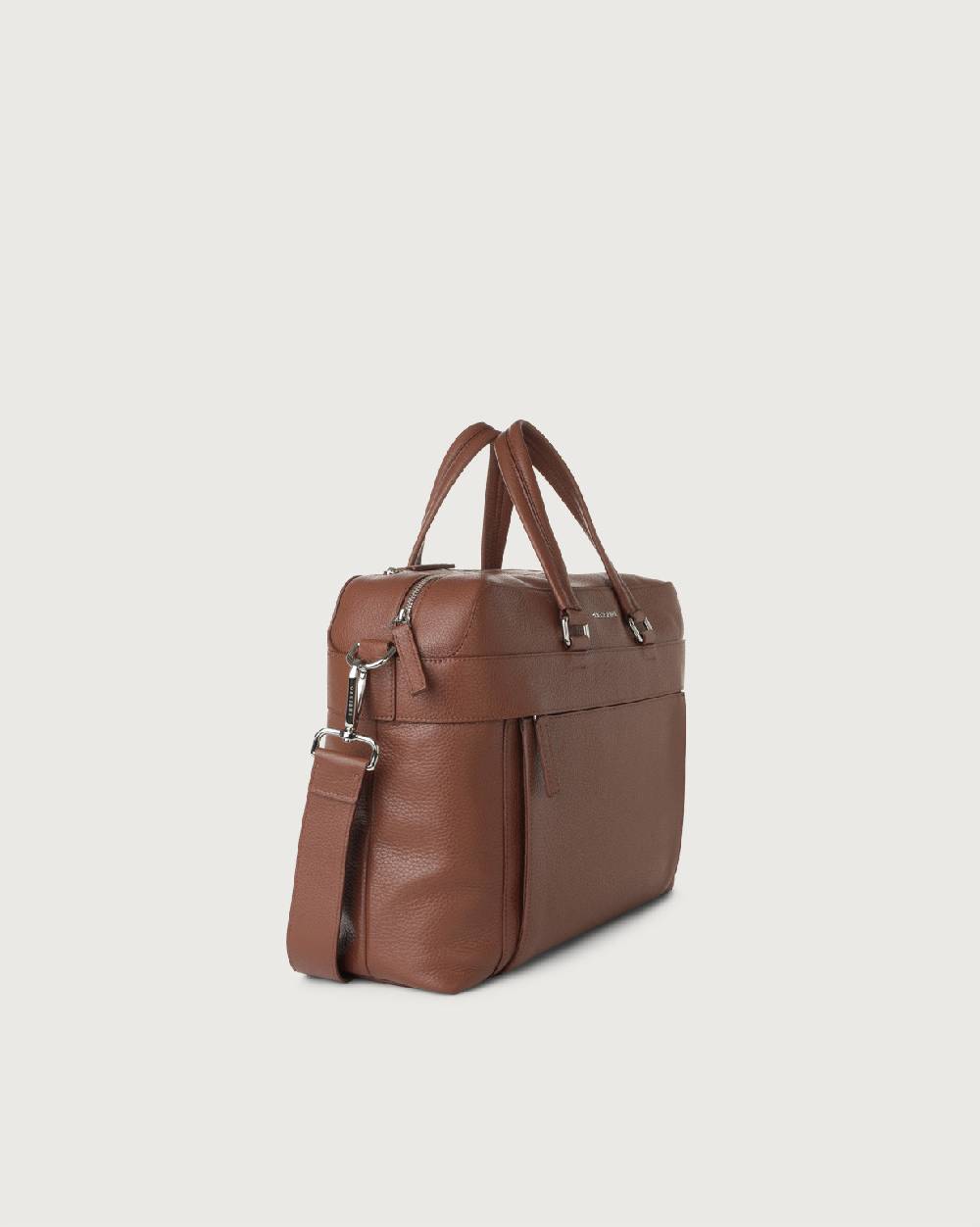 Orciani Borsa Briefcase Micron In Pelle