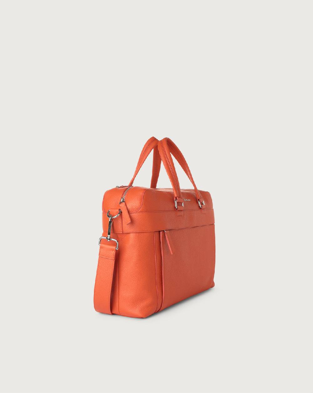 Orciani Borsa Briefcase Micron In Pelle