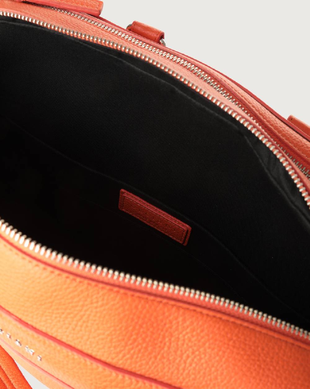 Orciani Borsa Briefcase Micron In Pelle