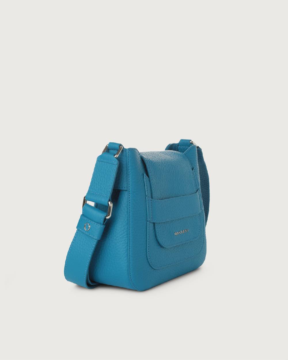 Orciani Borsa Dama Soft Midi In Pelle Con Tracolla