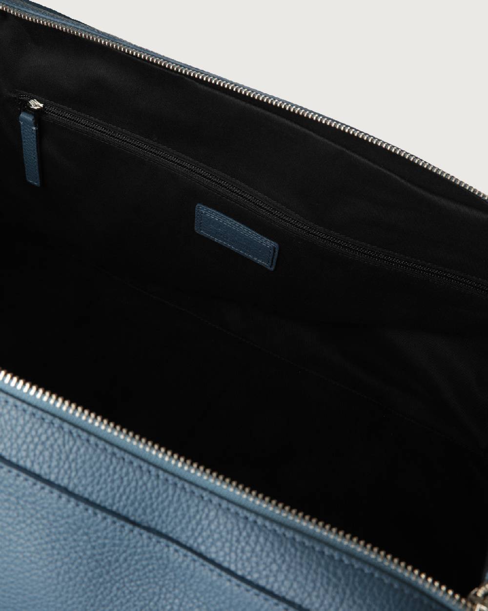 Orciani Borsone Micron In Pelle Con Tracolla