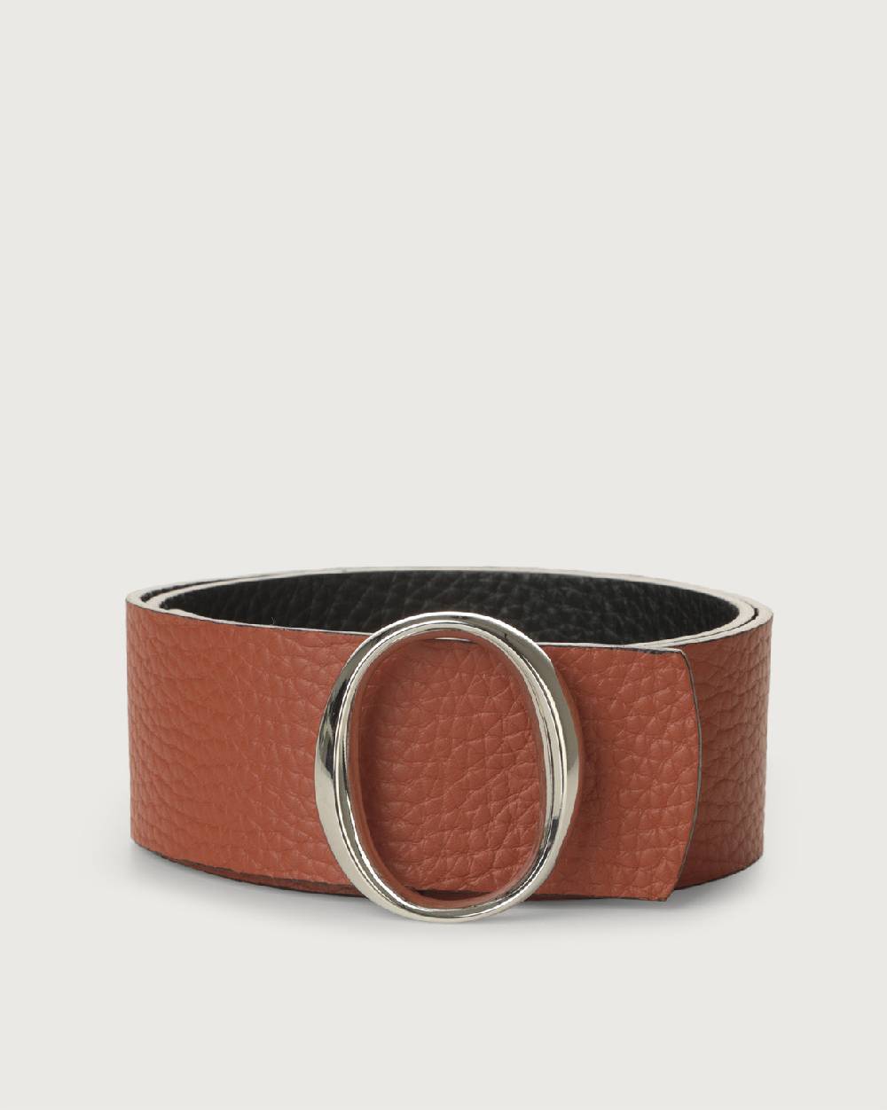 Orciani Cintura alta Soft Double in pelle