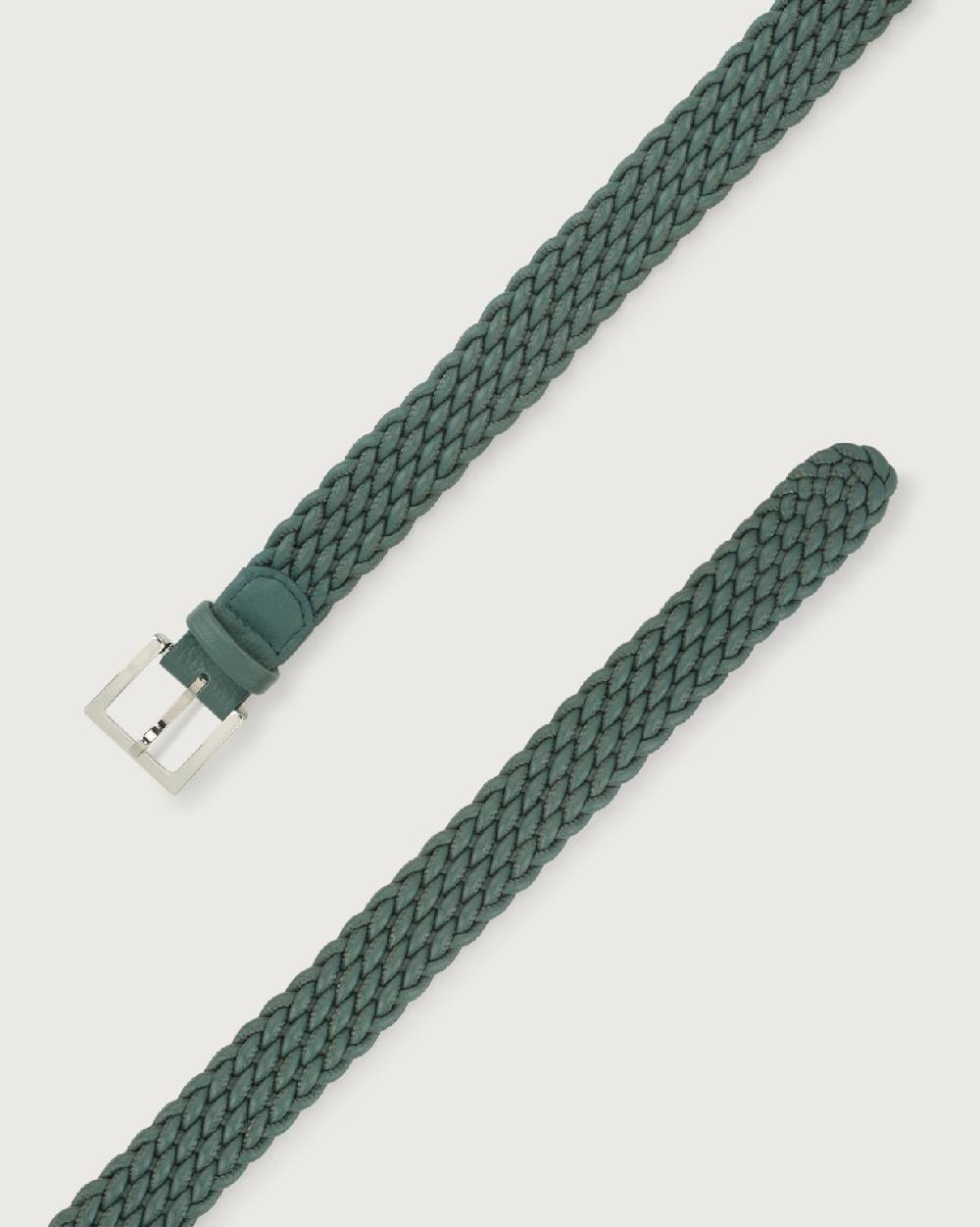 Orciani Cintura Intrecciata Micron In Pelle