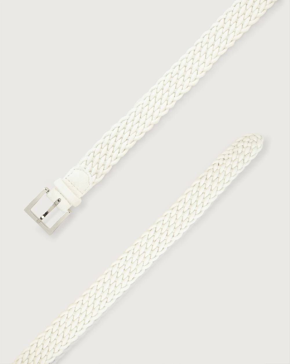 Orciani Cintura Intrecciata Micron In Pelle