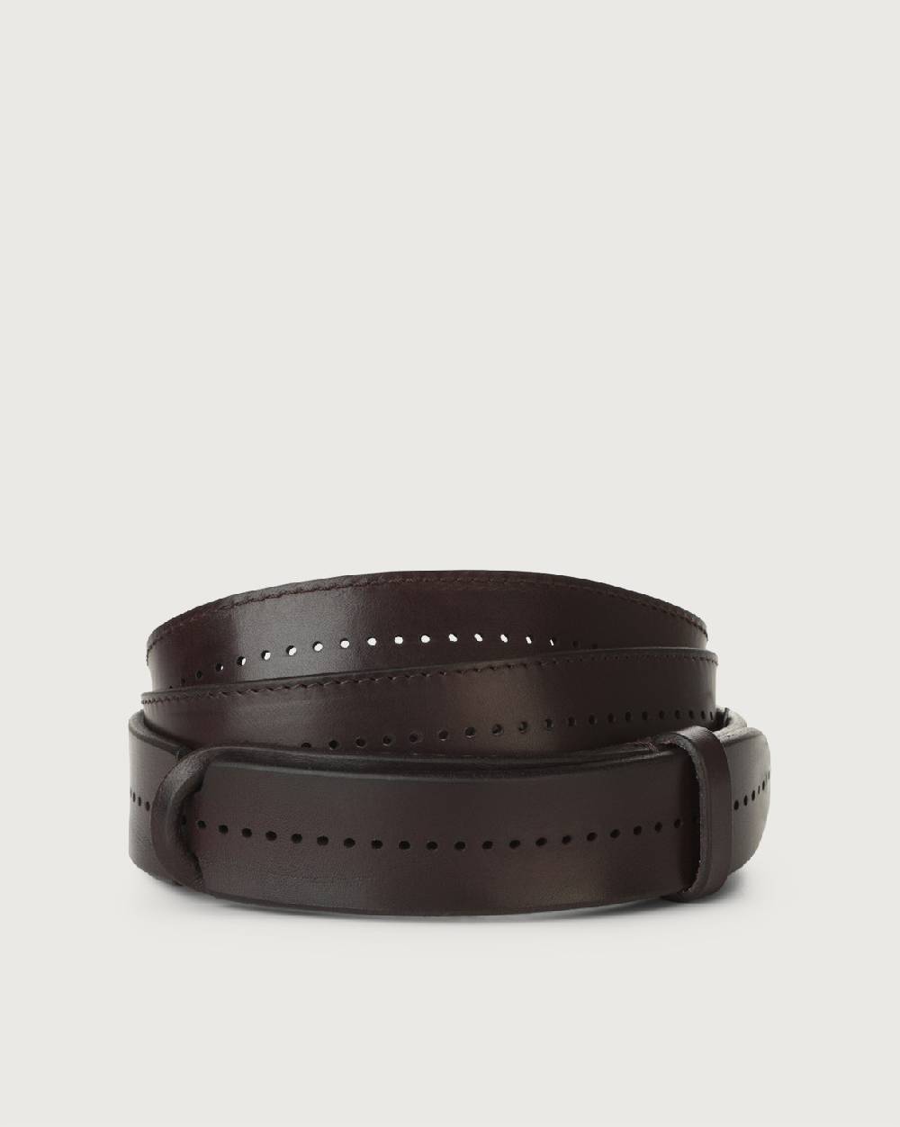 Orciani Cintura Nobuckle Bull Soft in cuoio