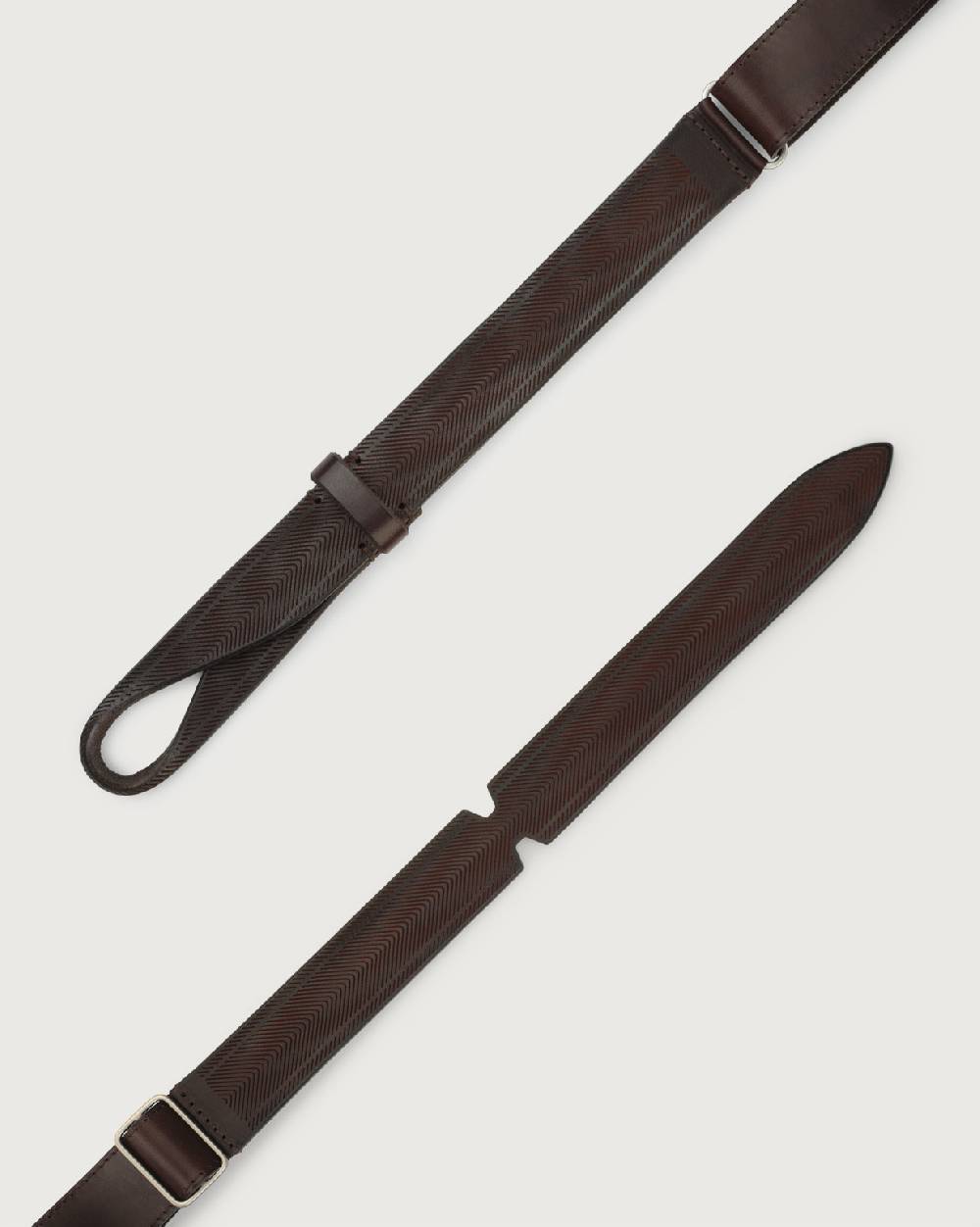 Orciani Cintura Nobuckle Bull Soft In Suede