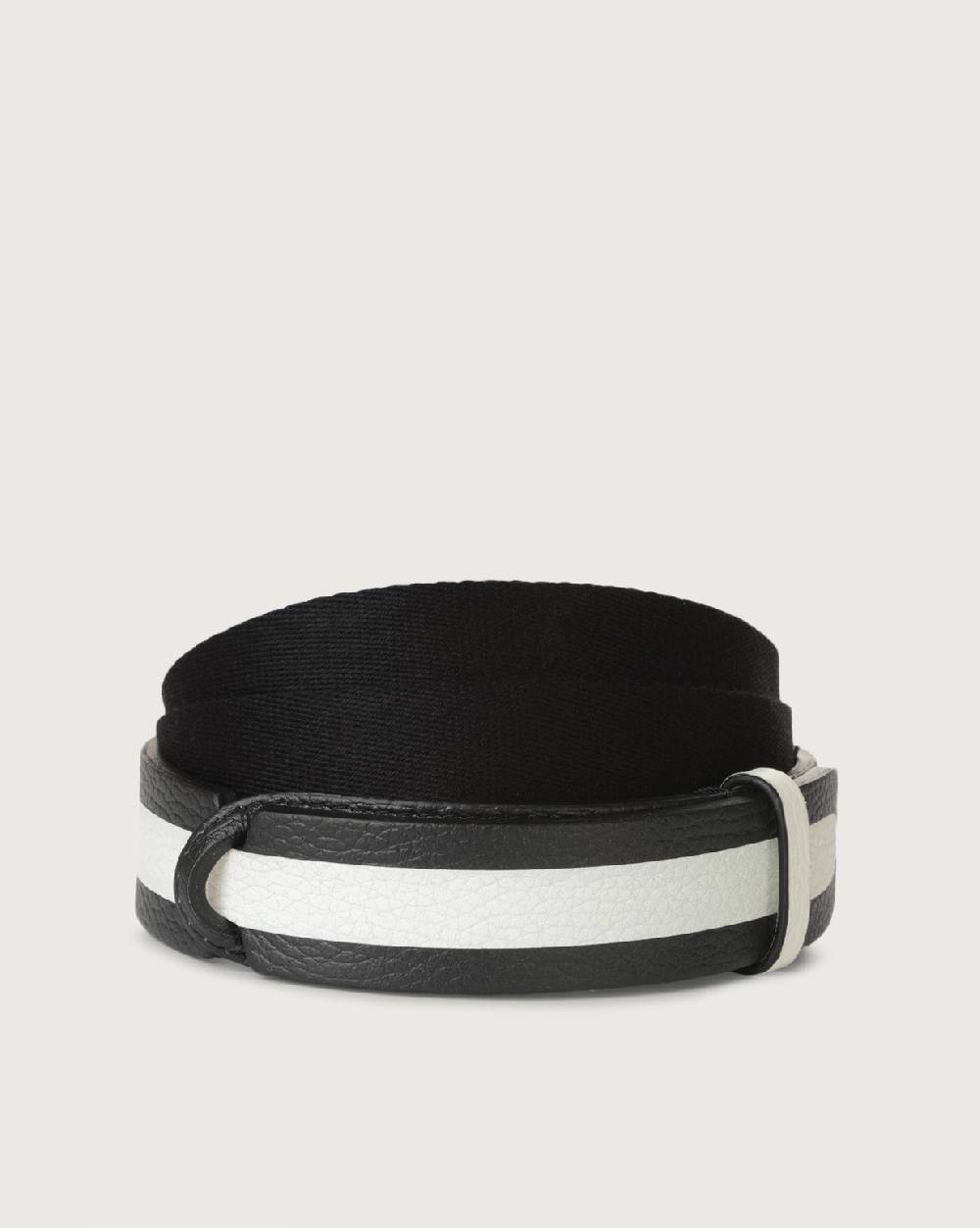 Orciani Cintura Nobuckle Micron Line in pelle