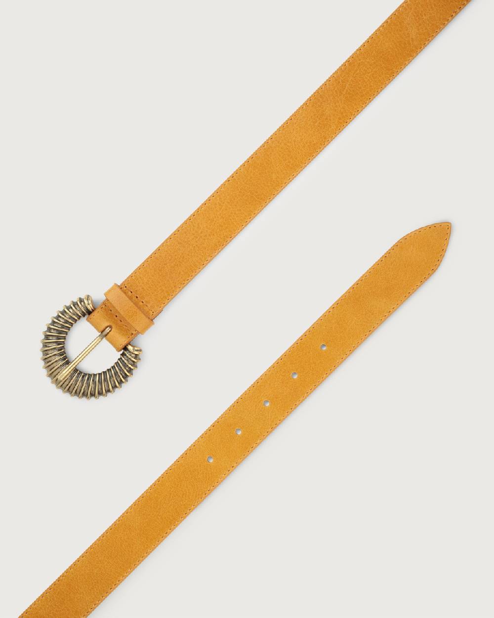 Orciani Cintura Notturno In Pelle 3 Cm