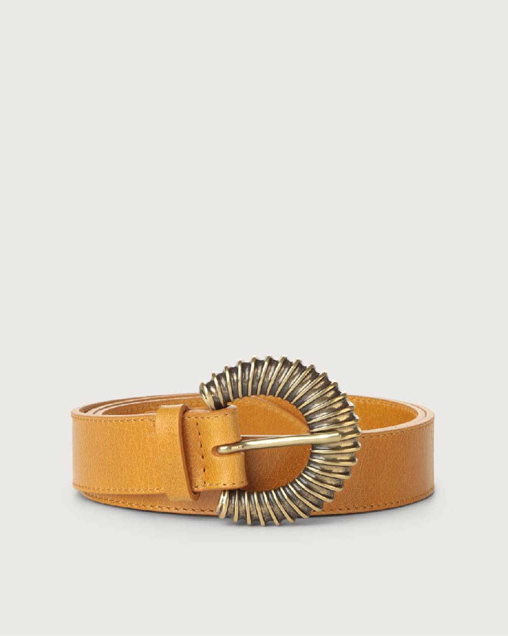 Orciani Cintura Notturno in pelle 3 cm