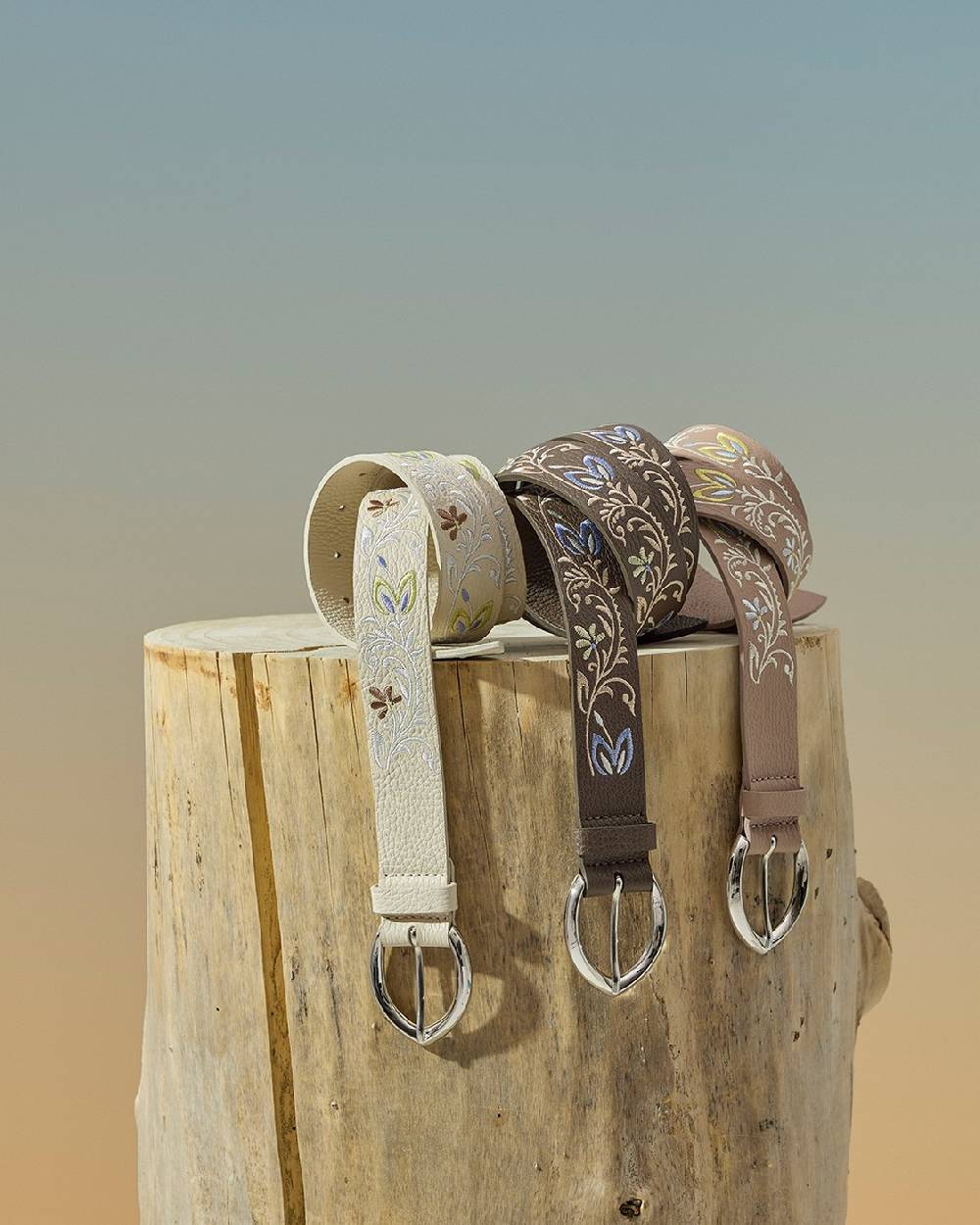 Orciani Cintura Sense Tulip In Pelle