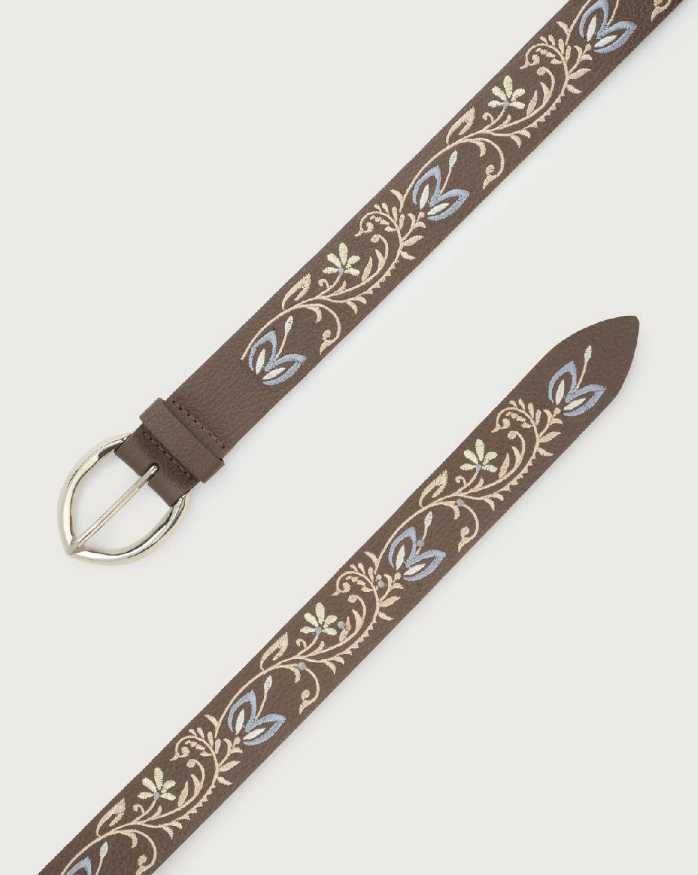 Orciani Cintura Sense Tulip In Pelle