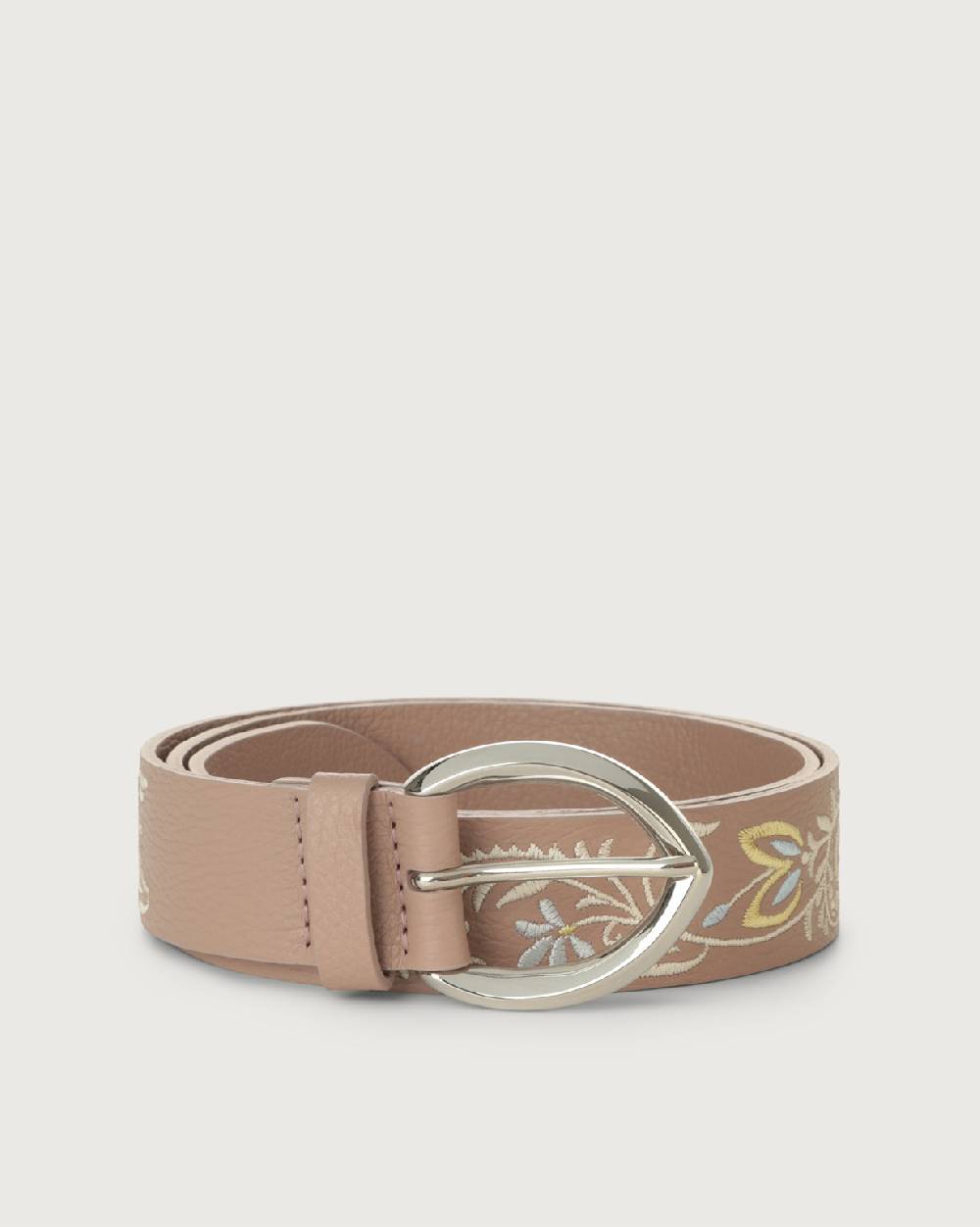 Orciani Cintura Sense Tulip in pelle